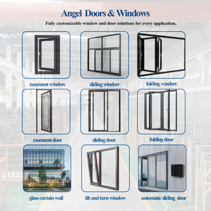 <span class=keywords><strong>Finestra</strong></span> Pieghevole in Alluminio di Alta Qualità Angel con Vetro Temperato, Griglia di Sicurezza, <span class=keywords><strong>Doppia</strong></span> Apertura, Resistente agli Urti, Insonorizzata e Termoisolante per Cucina - Product Image 5