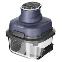 Nouvelle Arrivée Appareil Électroménager Professionnel Friteuse à Air Électrique Numérique 6L en Acier Inoxydable Sans Huile avec Fenêtre en Verre 5.5L