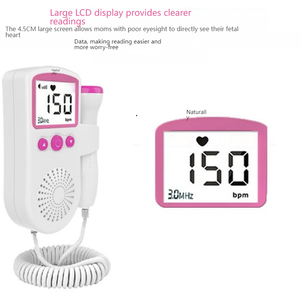 Portable Medical Doppler Fetal Heart Rate Monitor, Baby Heartbeat Detector & Fetal Movement Monitor for Pregnant Women, Cross-Bo - Product Image 6