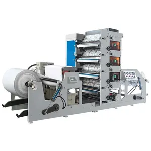 היצרן המוביל של מכונת הדפסת פלקסו תווית אוטומטית עם מכונת דפוס פלקסו נייר תחנת למינציה
