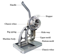 Machine à œillets semi-automatique D03 pour la fabrication de panneaux publicitaires en PVC Flex