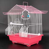 Cage à oiseaux en métal pour petits oiseaux et perroquets, cage de reproduction domestique, petite villa pour oiseaux - Offre Spéciale