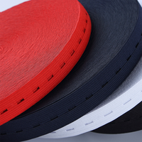 Bande élastique à œillets en maille boutonnée à chevrons, durable et écologique, prix de gros usine pour vêtements
