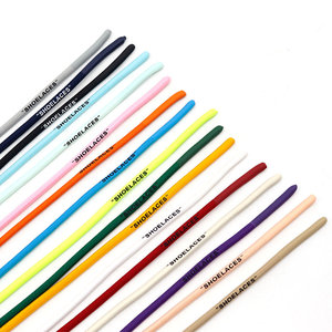 Cordones redondos Weiou para Jumpman 700 <span class=keywords><strong>Dunk</strong></span> Shoes Letter Font Sides Impreso 'SHOELACES' Hecho de poliéster duradero - Product Image 1