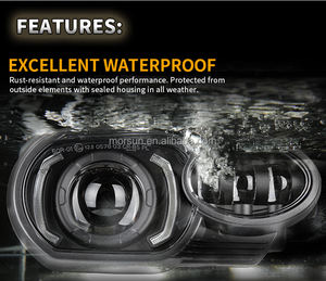 Ensemble de phare LED Morsun MS-BWHDK1200 pour BMW <span class=keywords><strong>2005</strong></span> ~ 2009 <span class=keywords><strong>K1200R</strong></span> 2010 ~ 2013 K1300R accessoires de système d'éclairage de moto - Product Image 2