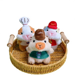 Figurine en peluche cochon hollandais mignon, style célébrité internet transfrontalière, créative, avec pendentif, thème serveur et <span class=keywords><strong>chef</strong></span>, en coton PP, pour anniversaire - Product Image 1