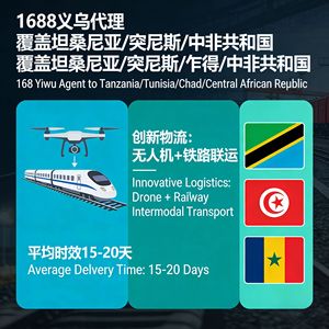 Agent de logistique internationale DHL FEDEX UPS EMS Yiwu Chine Fret aérien maritime ferroviaire Tanzanie Tunisie Tchad République centrafricaine - Product Image 4