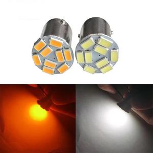 หลอดไฟเบรกรถยนต์รุ่นใหม่ 5630 5730 9SMD ไฟท้าย ไฟจอด และไฟเลี้ยวหน้า 1156 BA15S BAU15S P21W PY21W 1157 BAY15D - Product Image 4