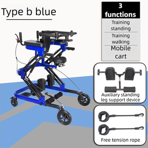 Andador Eléctrico Ajustable de 1-2 m de Altura para Pacientes Mayores con Derrame Cerebral, Equipo de Rehabilitación Ligero - Product Image 3