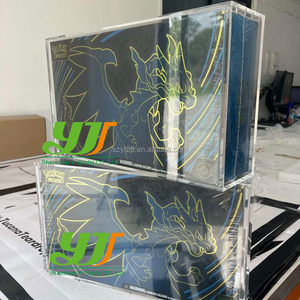 กล่องอะคริลิคใสแบบหมุนได้ ถอดประกอบได้ เป็นมิตรกับสิ่งแวดล้อม สำหรับจัดแสดงโปเกมอนอัลตร้าพรี<span class=keywords><strong>เม</strong></span>ียมคอลเลคชั่น <span class=keywords><strong>เม</strong></span><span class=keywords><strong>ก้า</strong></span>ชาริซาร์ด X UPC - Product Image 2