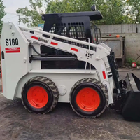 Le chargeur antidérapant Bobcat S160 d'occasion avec une puissance puissante à vendre en Chine à un prix raisonnable