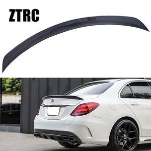 For C-Class W205 4Door Sedan ED1 Style Carbon Fiber Rear Spoiler Trunk Wing 2013-2022 - Product Image 1