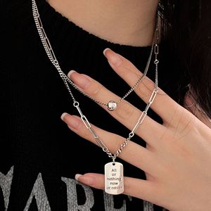 S925 Sterling Silver Double Layer Sweater Chain Long <b>Necklace</b> For Women Gift Jewelry Fashion <b>Statement</b> Piece - Product Image 1