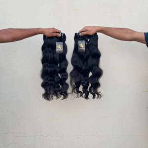 South Indian Temple cheveux bruts vierges non transformés du temple indien naturel Raw toutes textures cuticule cheveux humains Fournisseurs - Product Image 1