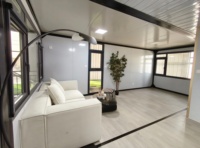 Villa préfabriquée moderne extensible de 40 pieds sur 20 pieds, maison conteneur, 2, 3, 4 ou 5 chambres, isolée, préfabriquée, portable et mobile