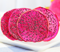 Fruits de Pitahaya Séchés Chinois, Tranches de Dragon Fruit Rouge Déshydratées pour Infusion