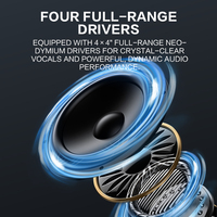 FZ-404 Enceinte colonne line array passive professionnelle en aluminium 160W avec haut-parleurs néodyme, large couverture, empilable, anti-Feedback, intelligente