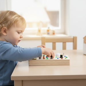 Bảng hoạt động giáo dục bằng gỗ kiểu Montessori cho trẻ mới biết đi, có sẵn OEM, dùng cho trị liệu cảm giác - Product Image 5