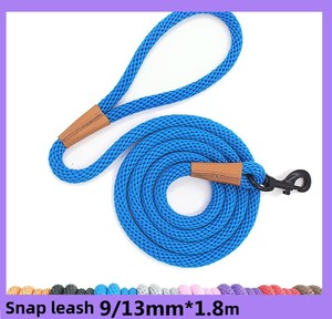 Correa de perro de plomo antideslizante de nailon duradero, cuerda de tracción a prueba de explosiones reflectante de alta resistencia, aleación de poliéster cómoda para perro P - Product Image 3