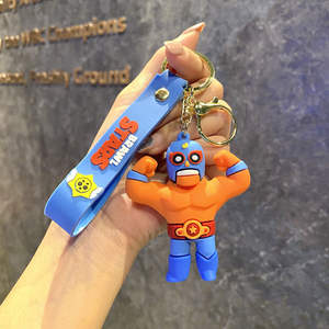 Llavero de dibujos animados 3D PVC Animei llavero regalo promocional llavero de goma personalizado - Product Image 3