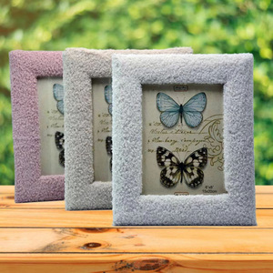 Cornice <span class=keywords><strong>Portafoto</strong></span> in Peluche Personalizzata con Logo, Stile Europeo, Espositore Rettangolare in Tessuto Teddy con Colore Personalizzato - Product Image 2