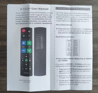 Control Remoto Universal para TV con Función de Aprendizaje A-TV18+