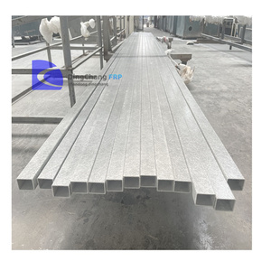 Profil de Pultrusion en fibre de verre Matériau isolant <span class=keywords><strong>imitation</strong></span> de grain de bois Tube carré en fibre de verre Tube rond - Product Image 1