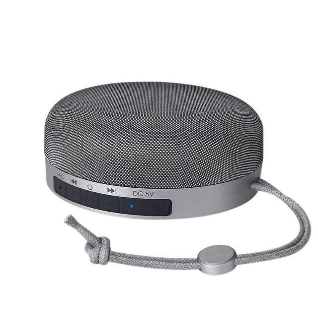Small Outdoor Pocket Blue-Tooth Speaker with Louder Volume and Powerful Bass trending portable speaker linen fabric wireless