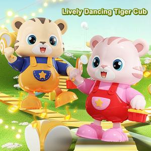 Jouet musical lumineux pour bébé personnalisé, <span class=keywords><strong>puzzle</strong></span> amusant, chant, lumière colorée, balançoire, danse, plastique, animal, éveil, confort - Product Image 3