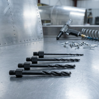 Accessoires pour outils électriques NAS965, foret à tige filetée de précision pour l'aviation