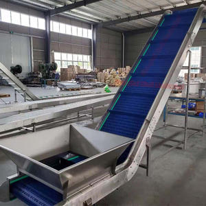 Ucuz paslanmaz çelik çerçeve plastik modüler eğimli kemer kaldırma konveyör - Product Image 6