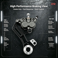 Kit de conversion de frein arrière à double piston en aluminium CNC Surron Light Bee X Ultra Bee Talaria MX3 MX4 KYZ, amélioration tout-terrain robuste