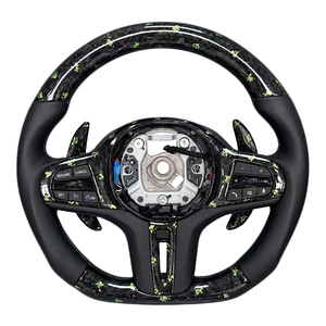 Volant en fibre de carbone forgé de style nouveau pour BMW G38 G31 G32 G20 G21 G11 G12 G14 G15 G16 G01 G05 G07 X3 X4 X7 - Product Image 1