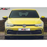 Les pare-chocs de voiture modifiés pour la ligne VW Golf 8 à R comprennent un ensemble de pare-chocs avant arrière avec jupes latérales de calandre diffuseur arrière