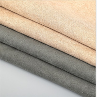 Tissu d'ameublement occultant 100 % polyester microfibre micro-suède brossé non extensible pour vêtements, maison, voiture, jouets et textiles de sacs