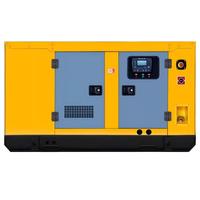 Groupe électrogène diesel industriel refroidi par eau 100-200KW, silencieux, sur remorque, CE50/60Hz ATS, pour centre de données minier