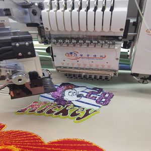 Máquina de bordado de chenilla mixta, 15 + 15, para diseño 3D - Product Image 5