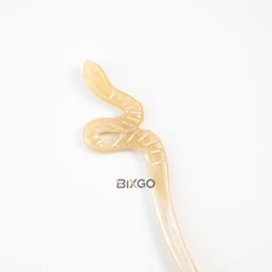 BIXGO Horquilla para el Cabello de Cuerno de Búfalo, Elegante y Finamente Pulida, para Consumidores Ecológicos, Suministro Global de Exportación - Product Image 3
