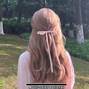 Épingle <span class=keywords><strong>à</strong></span> cheveux de luxe coréenne Clip latéral personnalisable Couleurs Sweet Girl <span class=keywords><strong>Ruban</strong></span> pour les occasions de fête Attachage de cheveux de haute qualité - Product Image 1