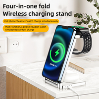 Ventes chaudes - Station de charge sans fil 3 en 1 à charge rapide - Chargeur sans fil rapide 10 W - Chargeur pour appareil mobile