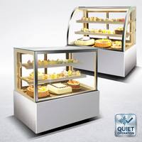 Vitrine Réfrigérée Commerciale Embraco 800L à Dégivrage Automatique pour Pâtisseries et Desserts