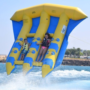 Meilleure qualité gonfler les poissons à la mouche parc aquatique location de jeux PVC poisson volant bateau eau remorquable banane tube <span class=keywords><strong>ski</strong></span> - Product Image 3