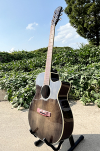<span class=keywords><strong>Guitare</strong></span> acoustique Aiersi Glossy <span class=keywords><strong>Antique</strong></span> Blackburst, corps en épicéa massif, cordes en acier, type GA - Product Image 4