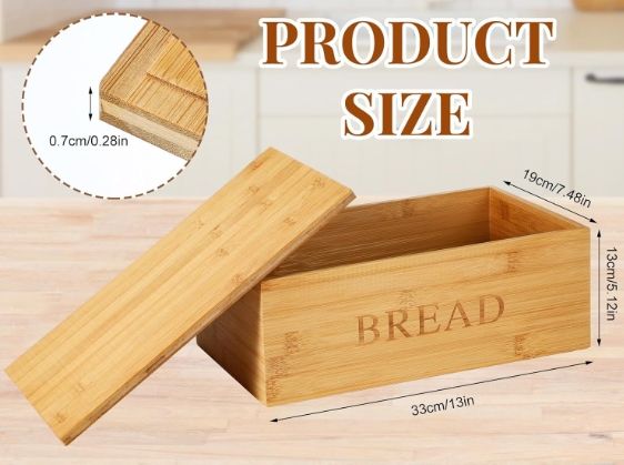 Bread Box with Lid