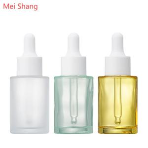 ขวดแก้วใสสีขาวอำพันพรีเมียมขนาด 50 มล. พร้อมหลอดหยดพิมพ์ลายสำหรับน้ำมันหอมระเหย ขายดี - Product Image 2