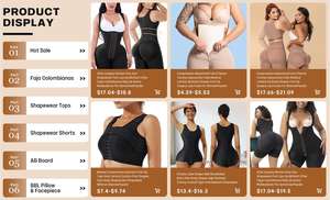 Haute Compression Cinturilla Stade 1 Post Chirurgie Gaines Fajas Colombianas Vente en gros Moldeadoras Colombien Shapewear pour les femmes - Product Image 6