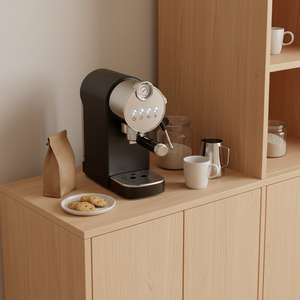 Cafetera Eléctrica Semiautomática de 220 V para Uso Doméstico y Hotelero, Función de Pre-infusión, Carcasa de Plástico, 20 Bares de Presión, <span class=keywords><strong>Espresso</strong></span> - Product Image 3