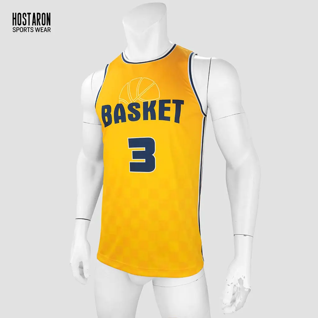 HOSTARON Camisa uniforme de basquete personalizada para jovens, roupa de basquete de alta qualidade para esportes