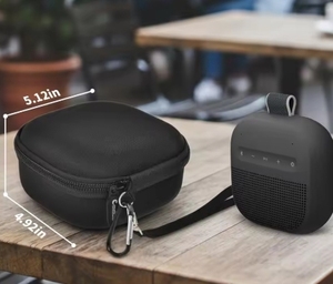 Étui compatible avec l'<span class=keywords><strong>enceinte</strong></span> <span class=keywords><strong>Bluetooth</strong></span> <span class=keywords><strong>Bose</strong></span> <span class=keywords><strong>SoundLink</strong></span> Micro 2e génération, boîte de rangement portable avec poche en filet - Product Image 5