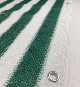 Paravent à rayures vertes et blanches, <span class=keywords><strong>filet</strong></span> pare-<span class=keywords><strong>vent</strong></span> moderne <span class=keywords><strong>pour</strong></span> balcon, barrière visuelle décorative - Product Image 4